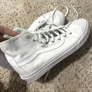 White High Top Vans